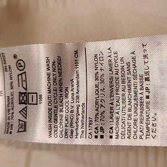 Banana Republic Cream Women's Crew Neck Sweater Size M Petite - Picture 7 of 7